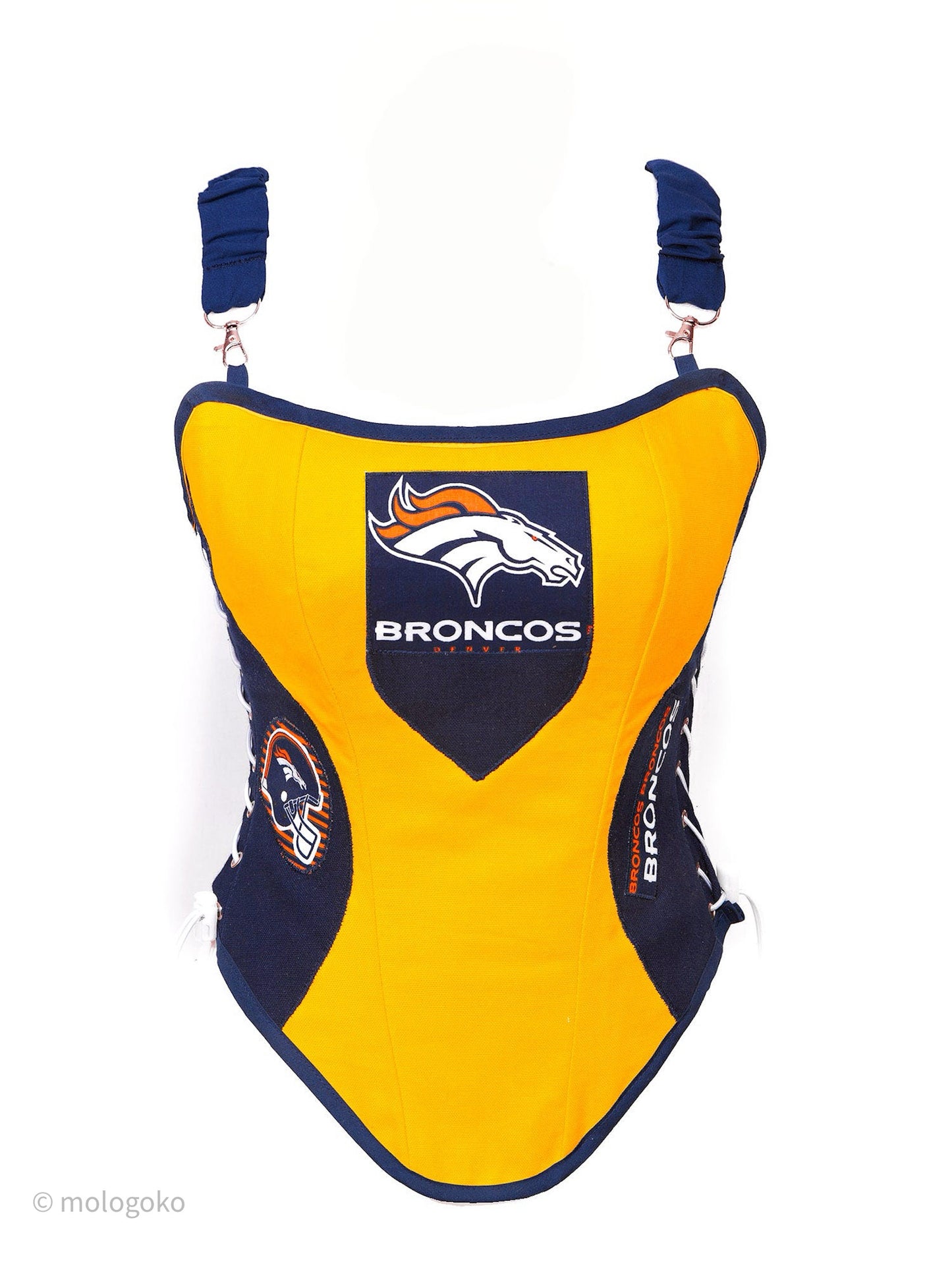 Denver BRONCOS Football Team Corset Bustier Top