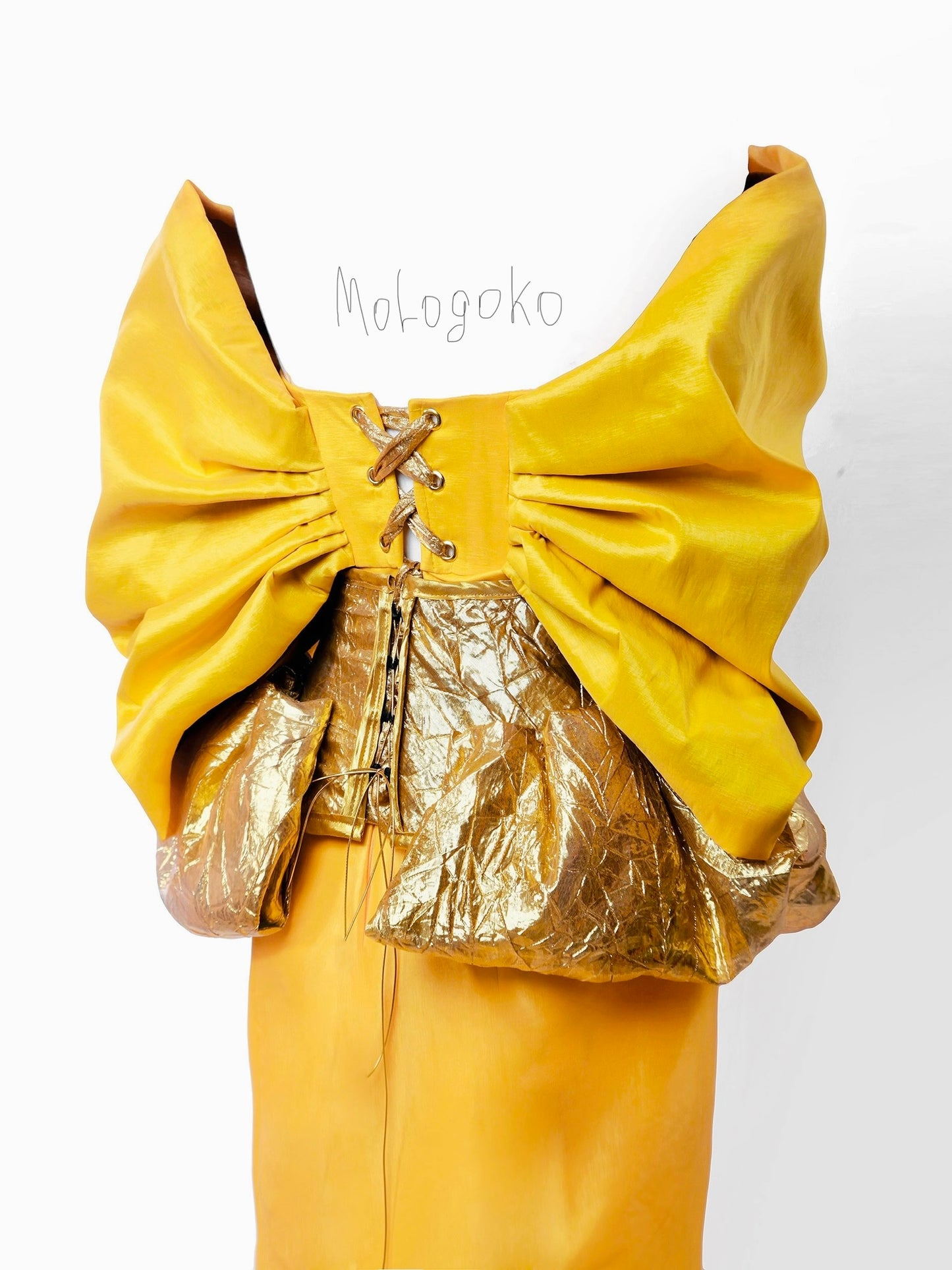 Golden Corseted Belt - Mologoko Couture