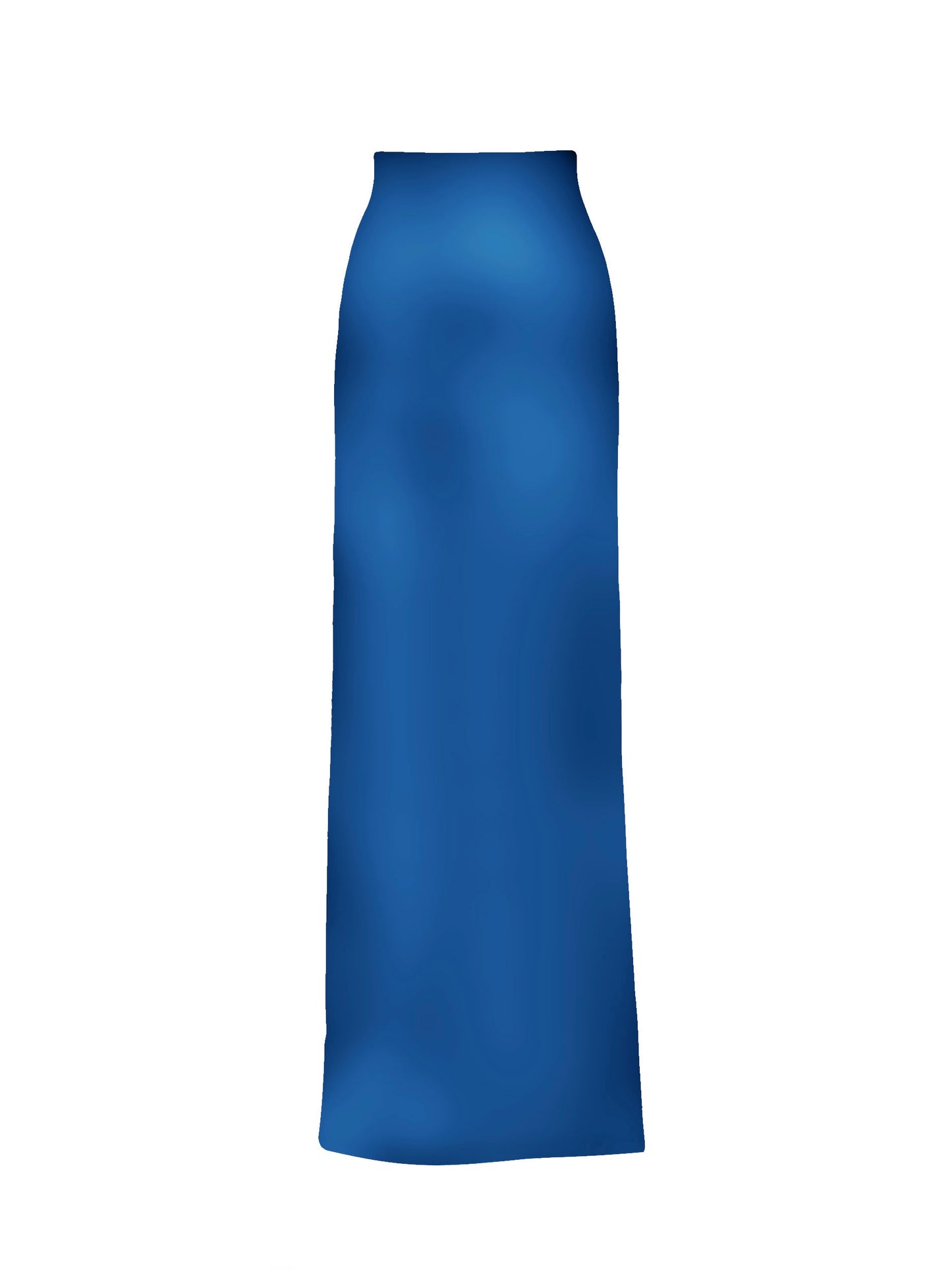 Basic Evening Floor Length Taffeta Skirt