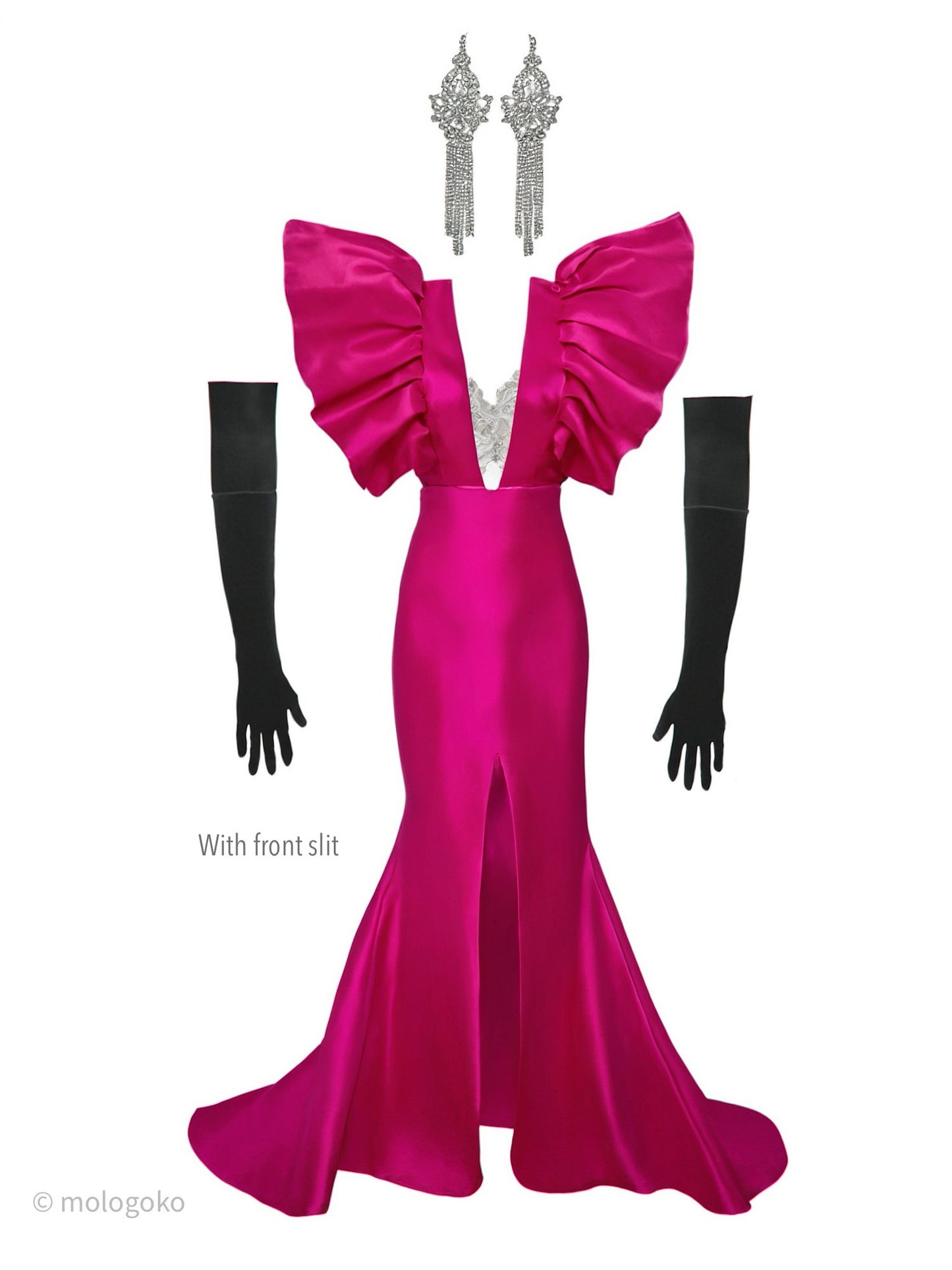 Julia Gown - custom made red carpet wedding dresses in USA