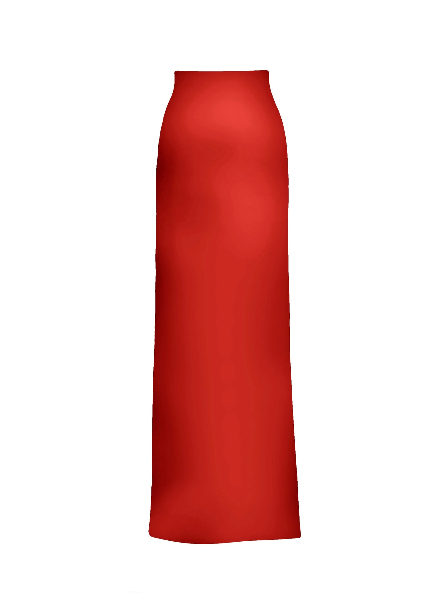 Basic Evening Floor Length Taffeta Skirt