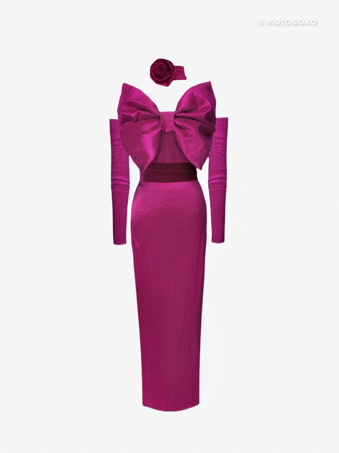 The Bow Maxi Convertible Dress - custom. made fashion