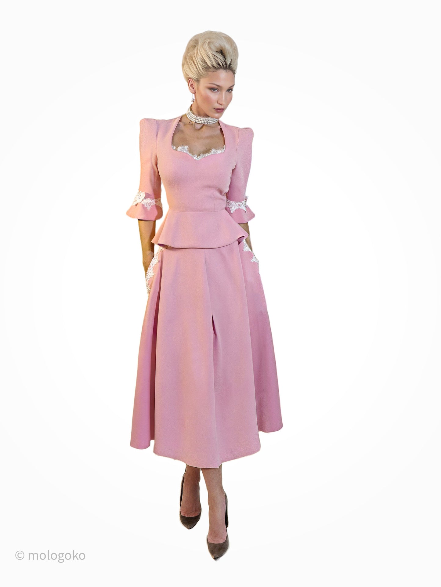 Pink Lady Set Outfit - Mologoko Couture