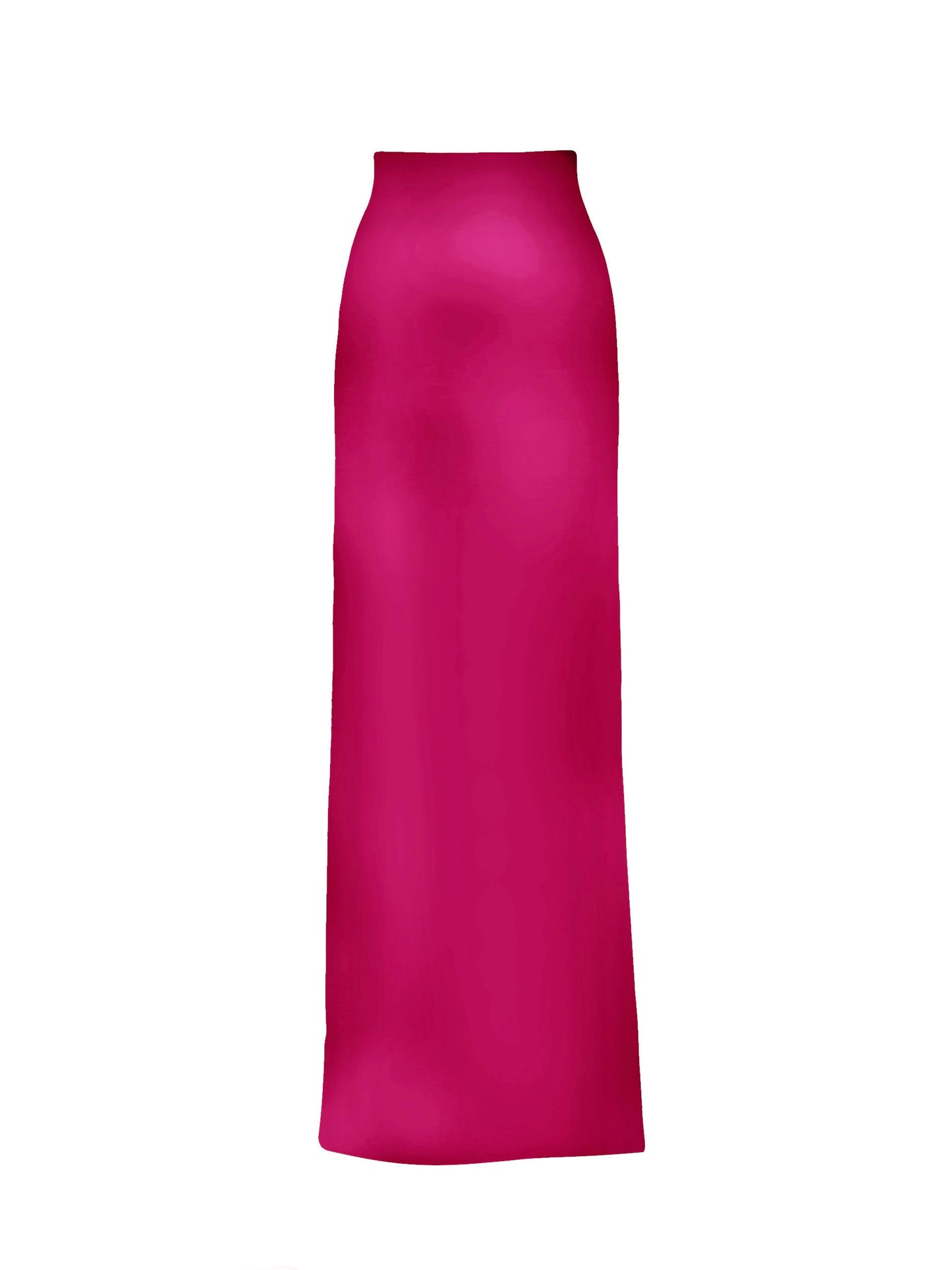 Basic Evening Floor Length Taffeta Skirt