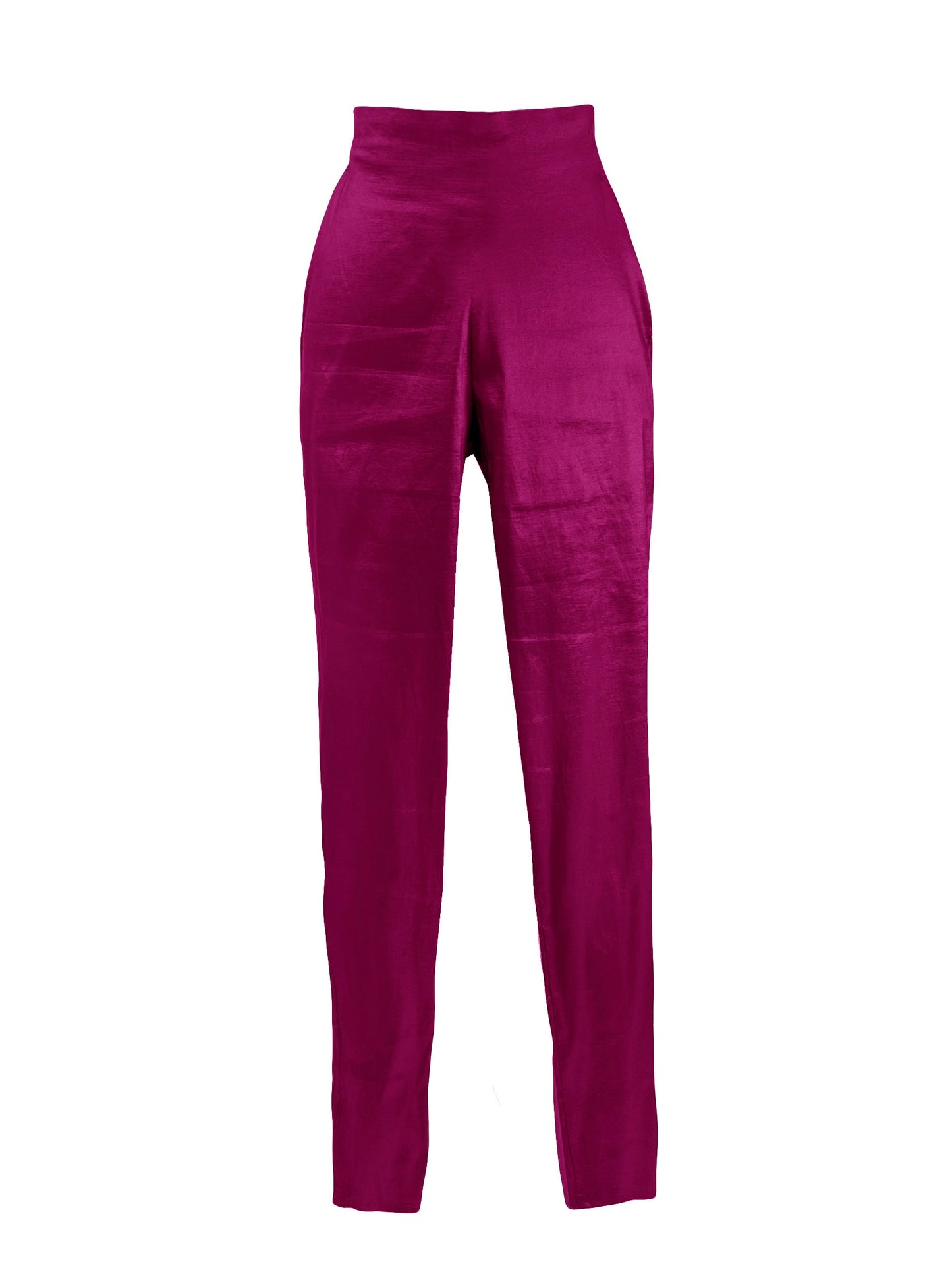 Base Stretch Taffeta Slim Cut Trousers