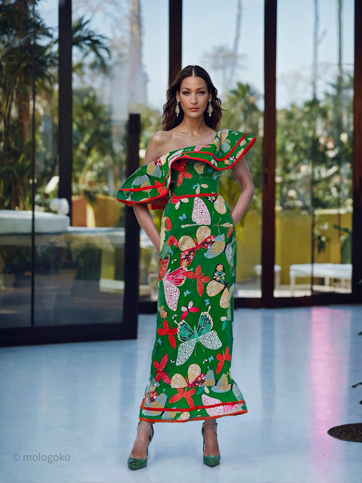Kristina Maxi Dress - Mologoko Couture