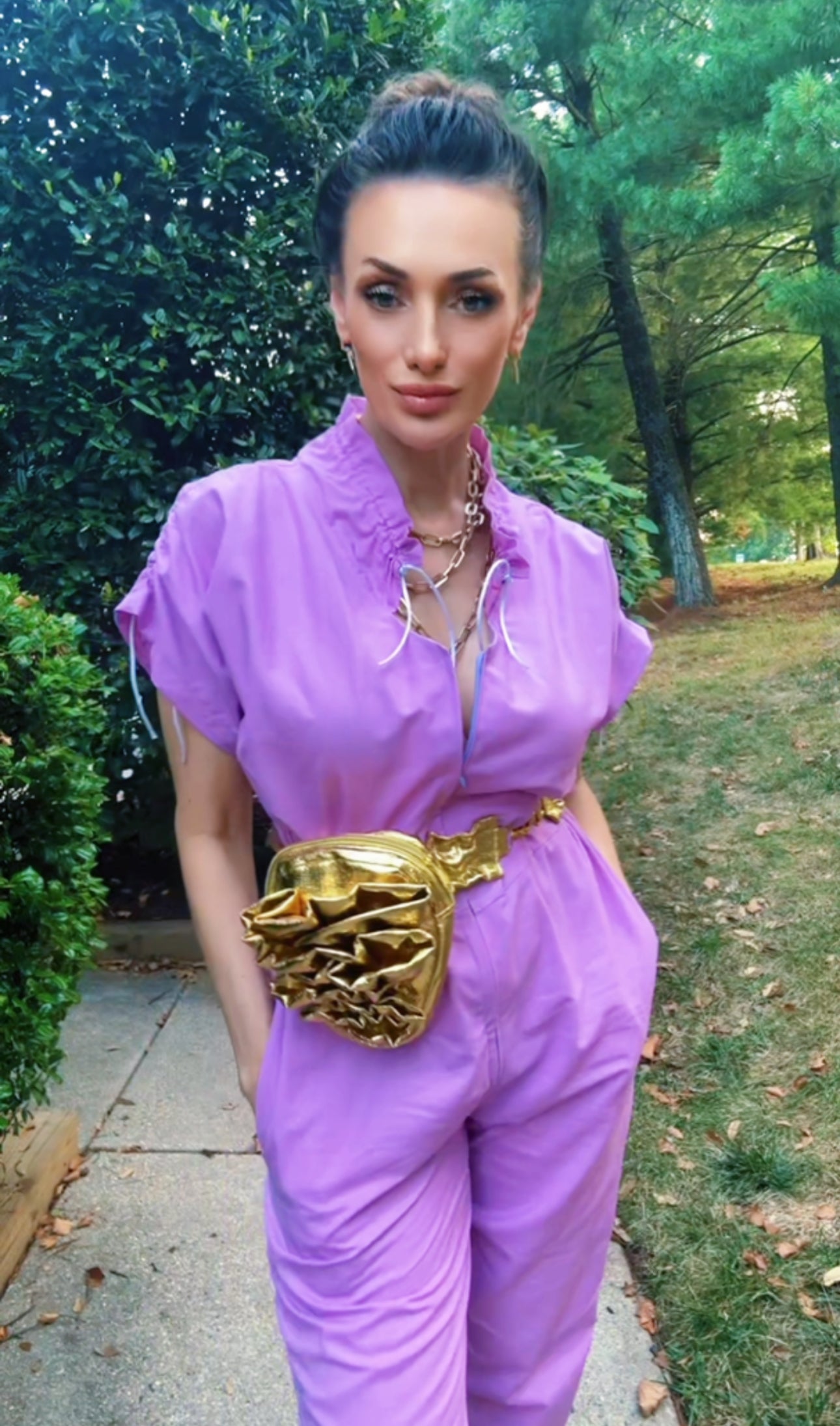 LADA Gold Fanny Pack - Mologoko Couture
