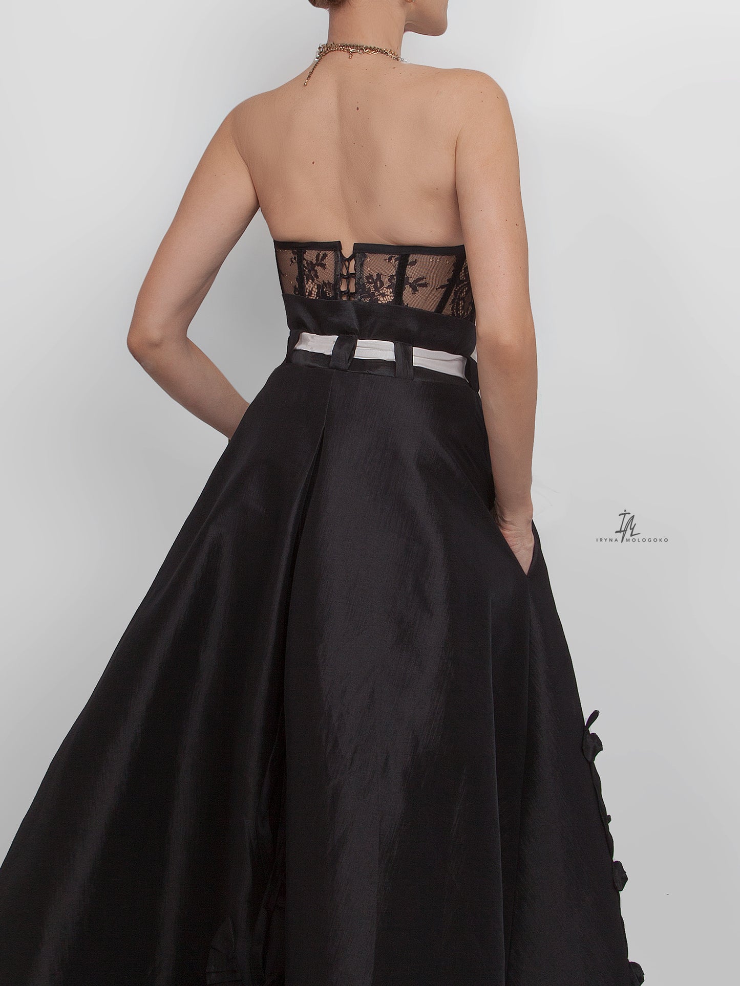 3D Flowers Ball Gown Overskirt
