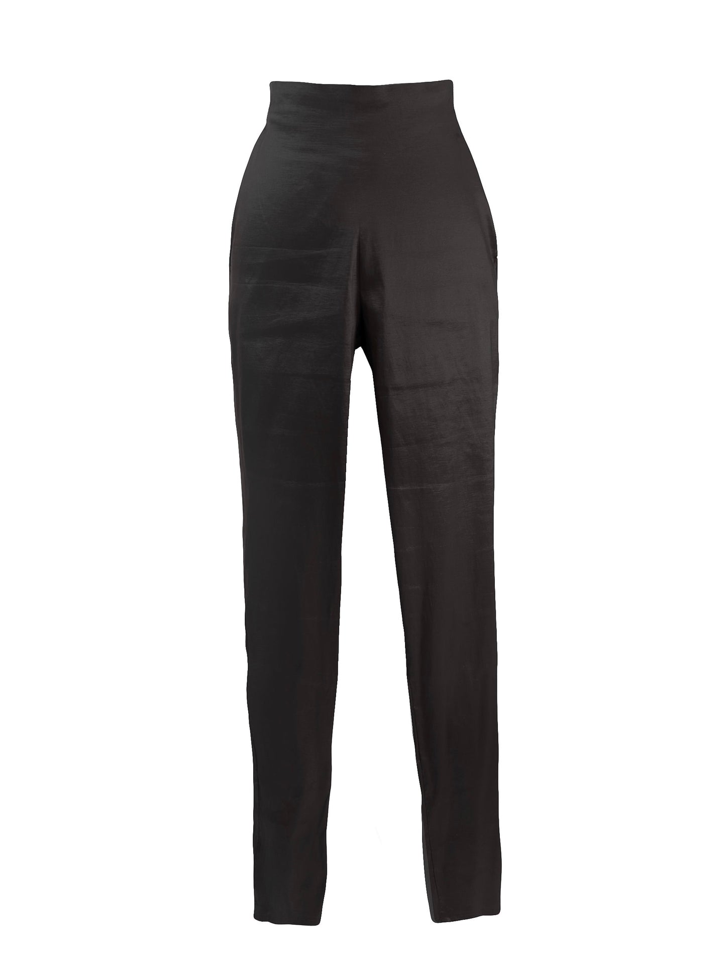 Base Stretch Taffeta Slim Cut Trousers