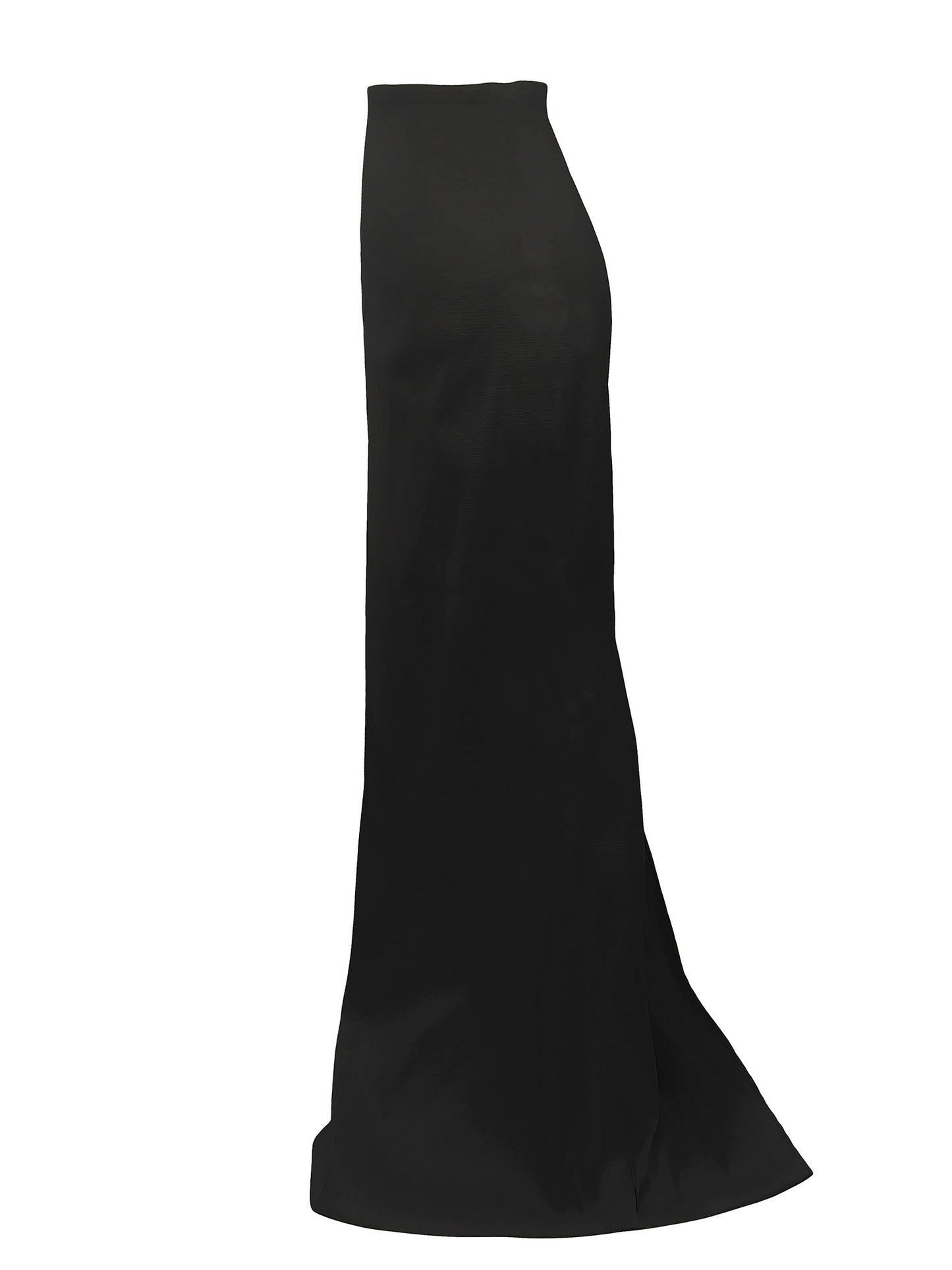 Basic Evening Floor Length Taffeta Skirt