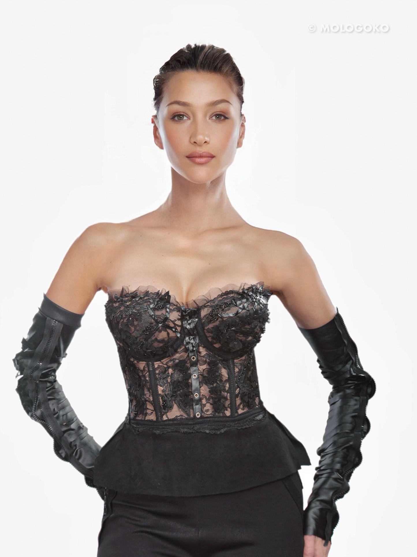 Dikaya Corseted Bustier - Mologoko Couture