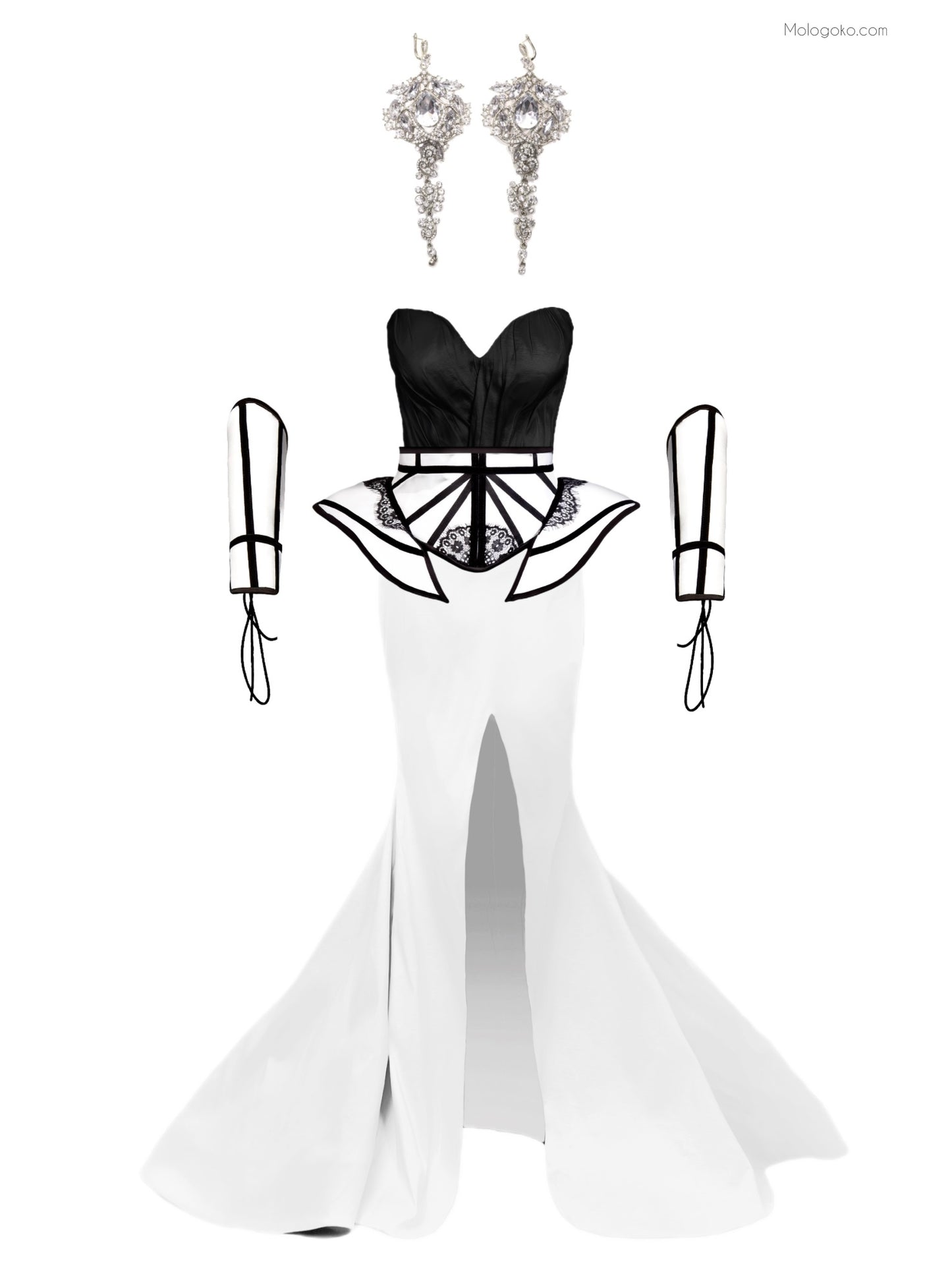 Chapel Window Peplum Corseted Belt