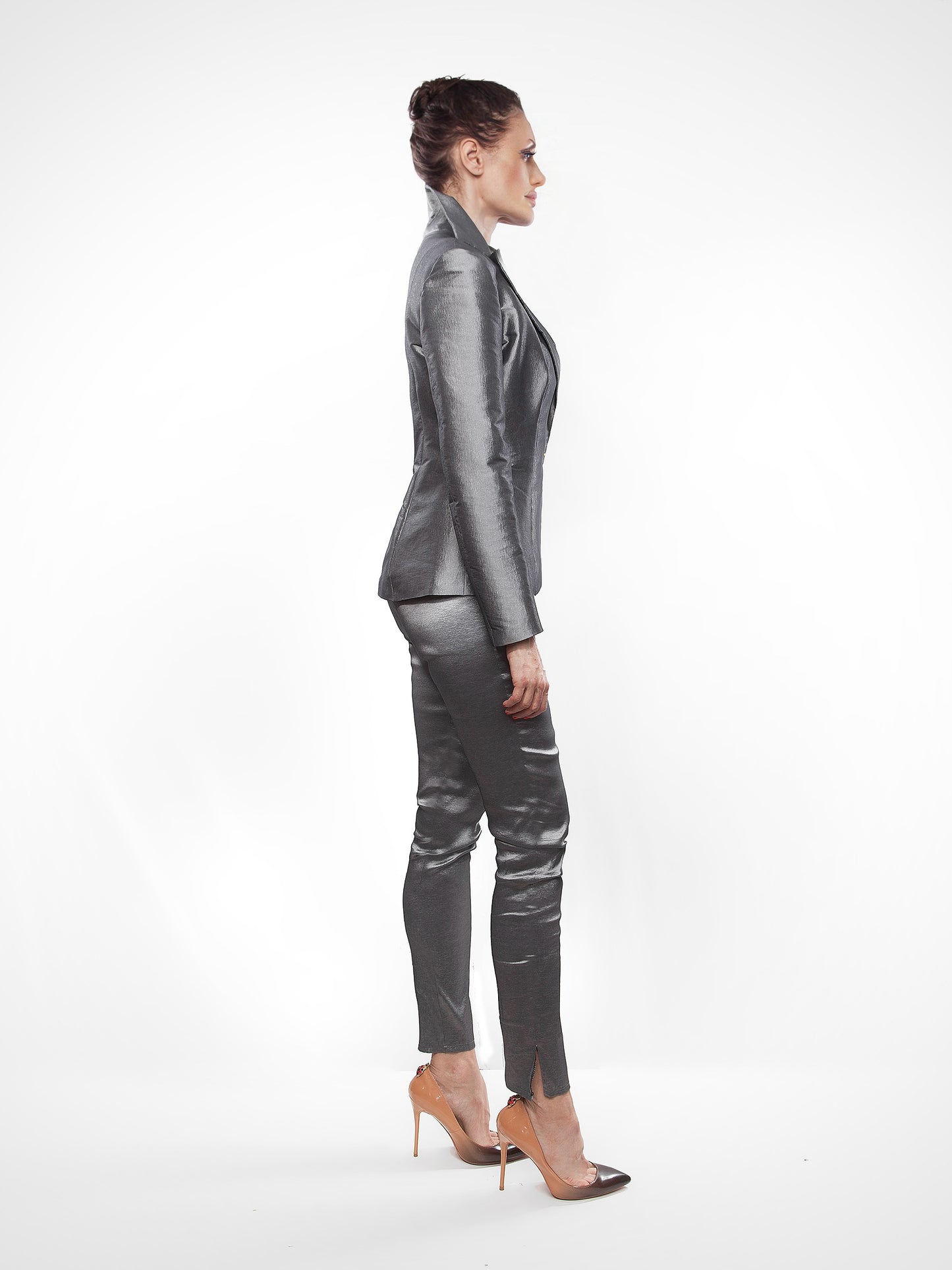 Stretch Taffeta Light Pantsuit