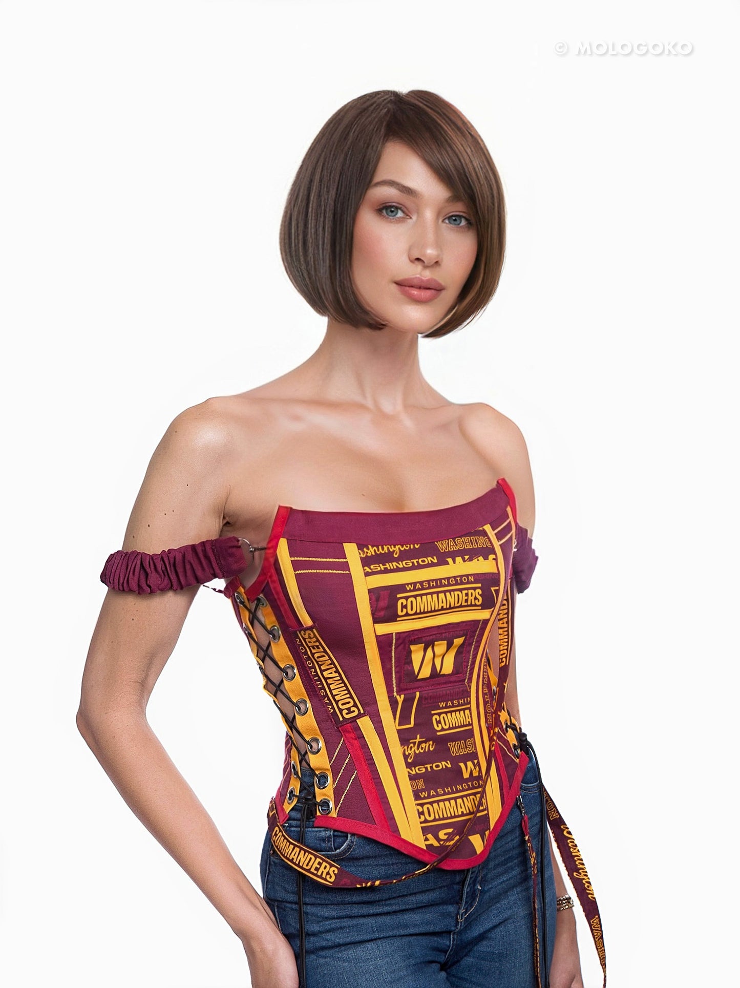 Washington DC Football Team COMMANDERS Corset