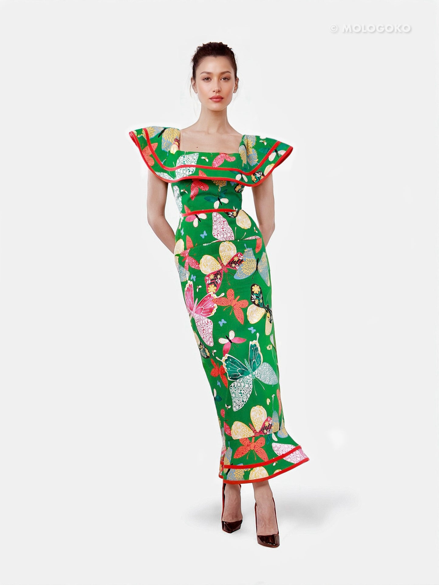 Kristina Maxi Dress - Mologoko Couture