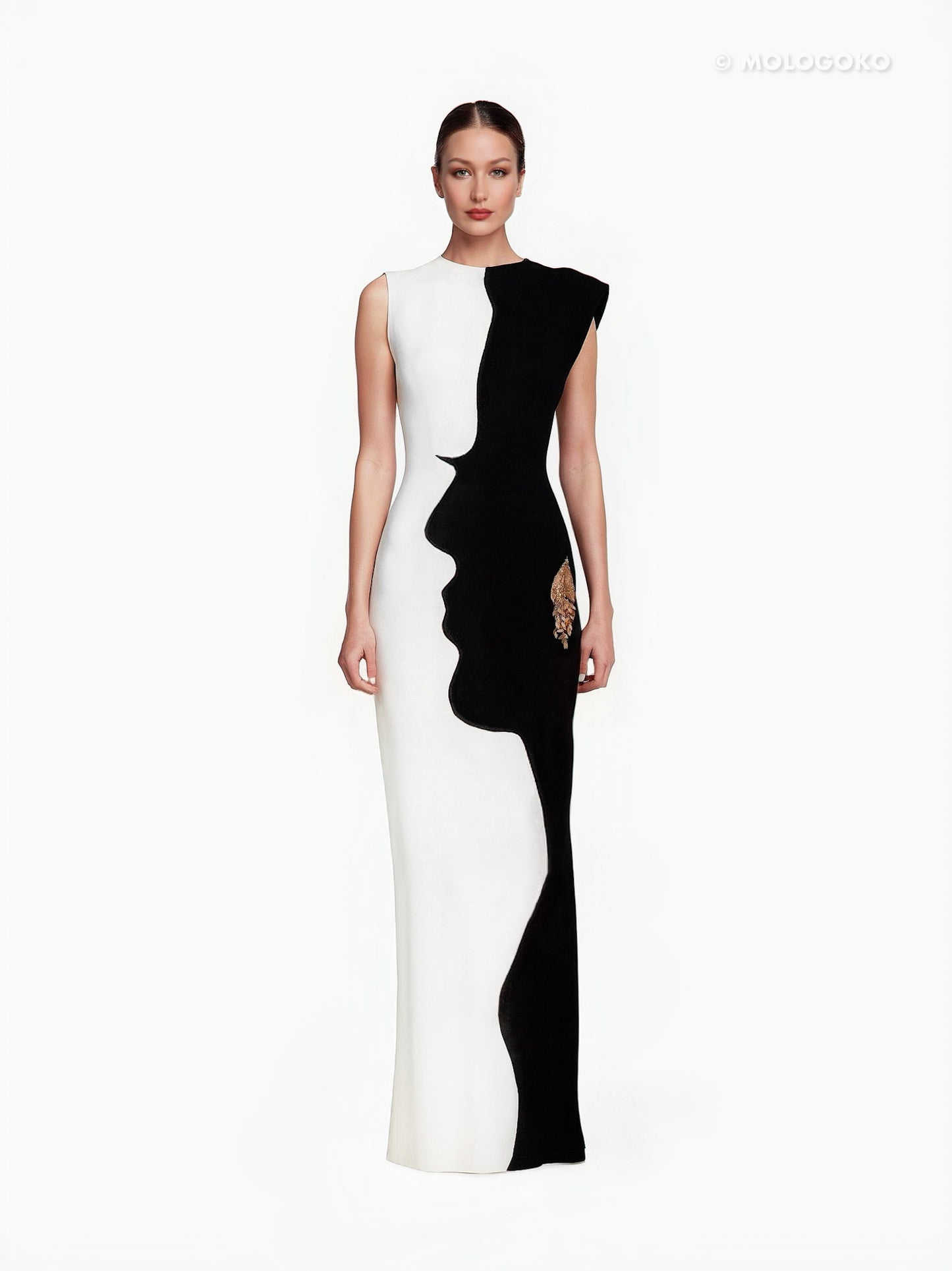 THE MAXI FACE GOWN