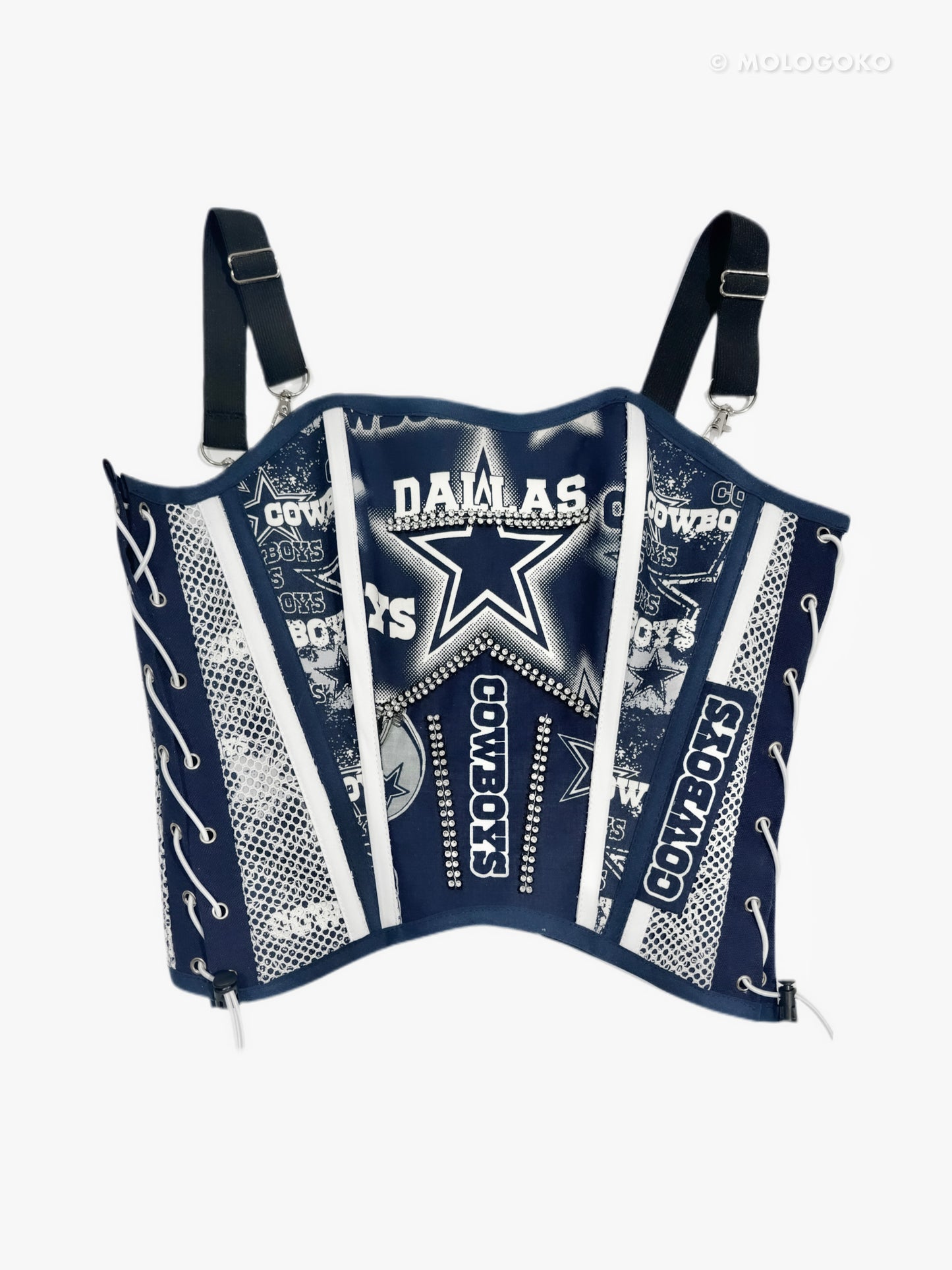 NFL Dallas Cowboys Corset Bustier - Limited Edition Team Apparel