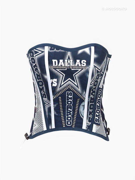 NFL Dallas Cowboys Corset Bustier - Limited Edition Team Apparel