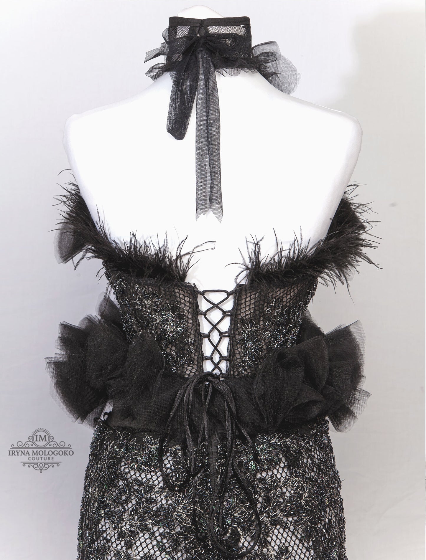 Black Swan Red Carpet Style Goth Gown Set