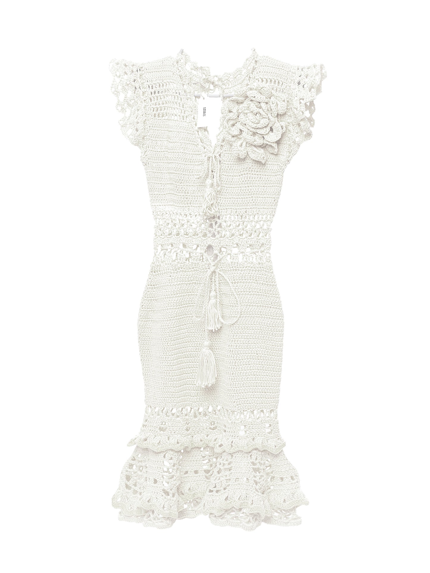 Blossom Crochet Midi Dress