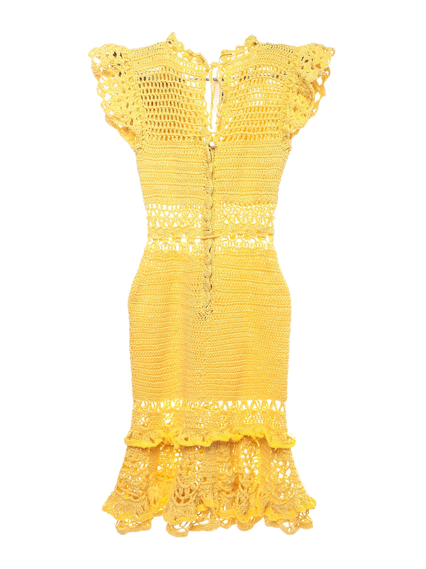 Blossom Crochet Midi Dress