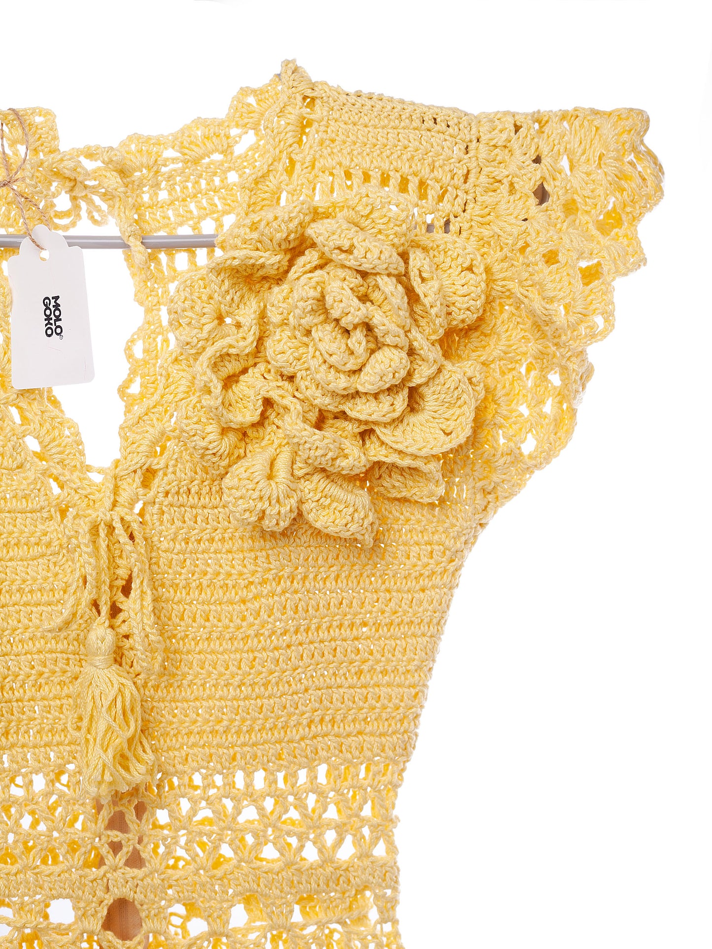 Blossom Crochet Midi Dress