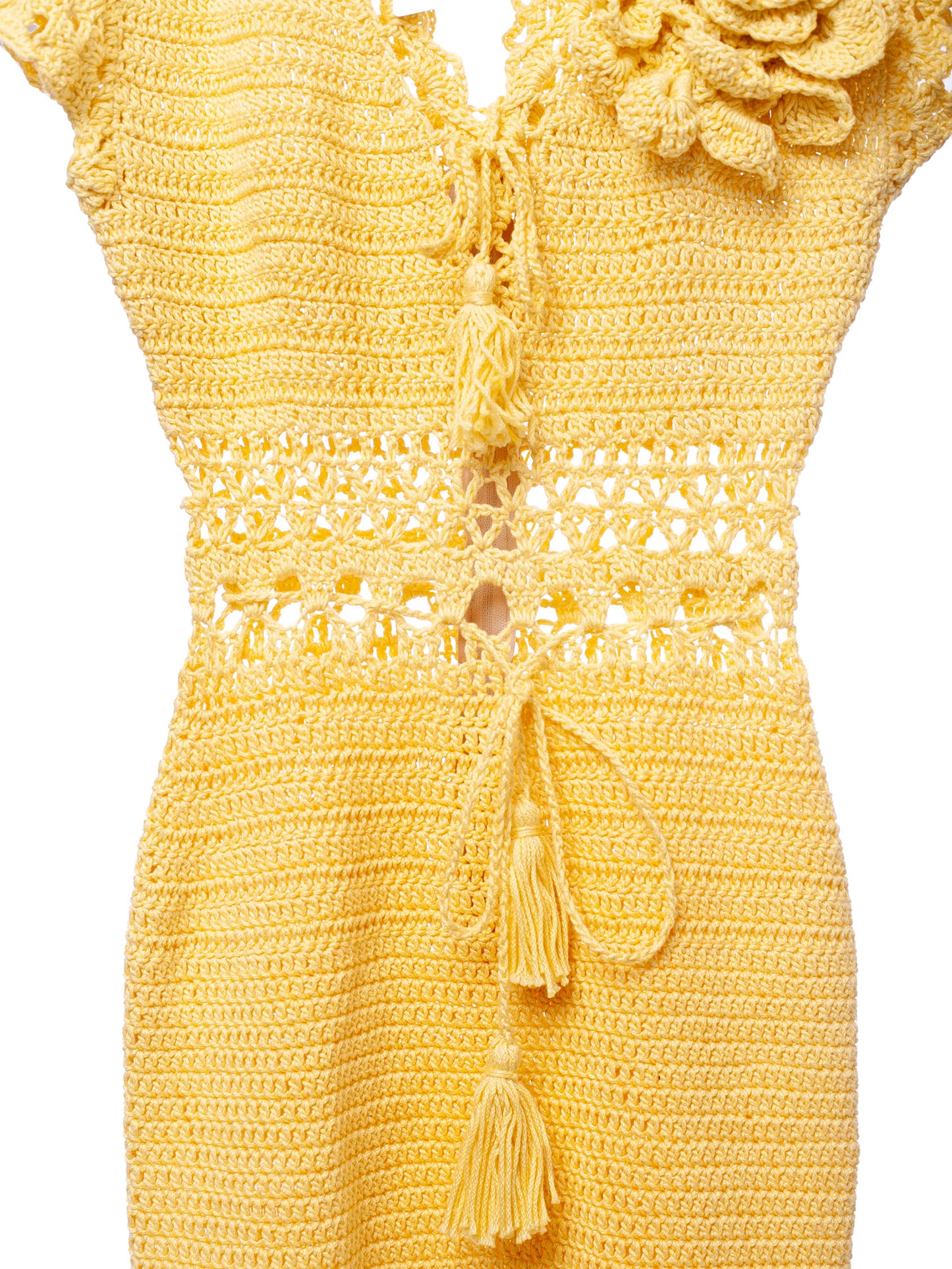 Blossom Crochet Midi Dress