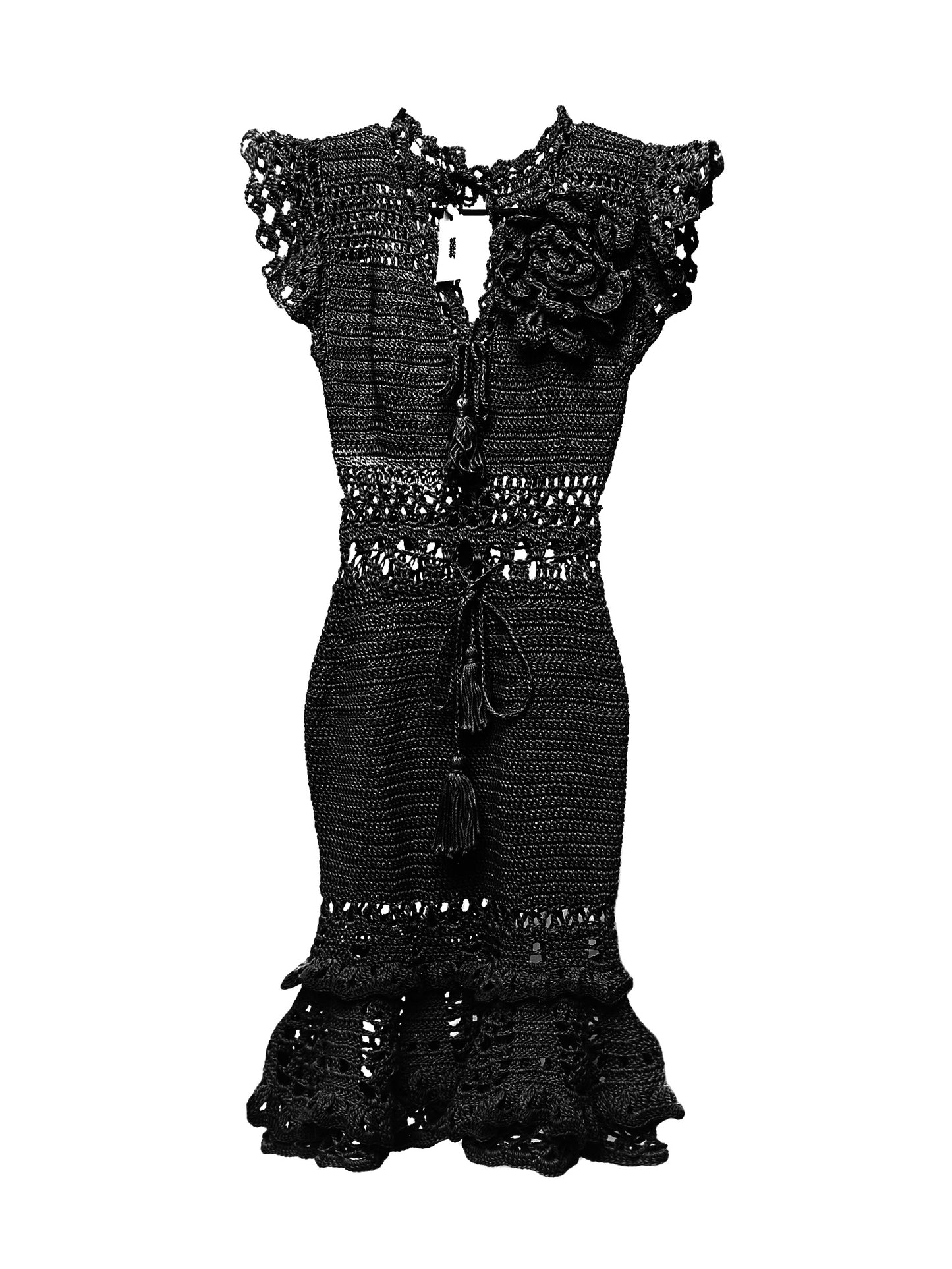 Blossom Crochet Midi Dress
