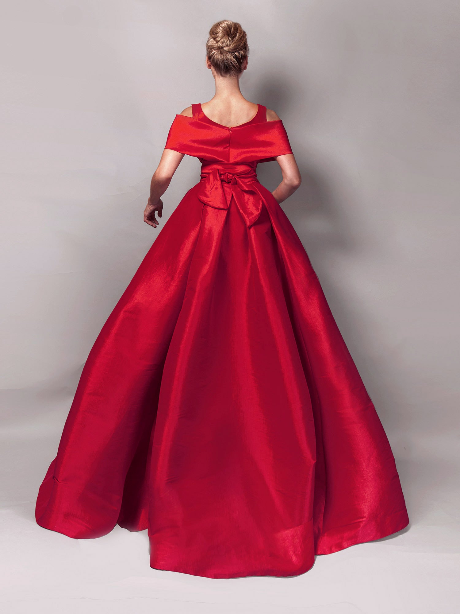 Genevieve Gown Outfit with Overskirt - Mologoko Couture