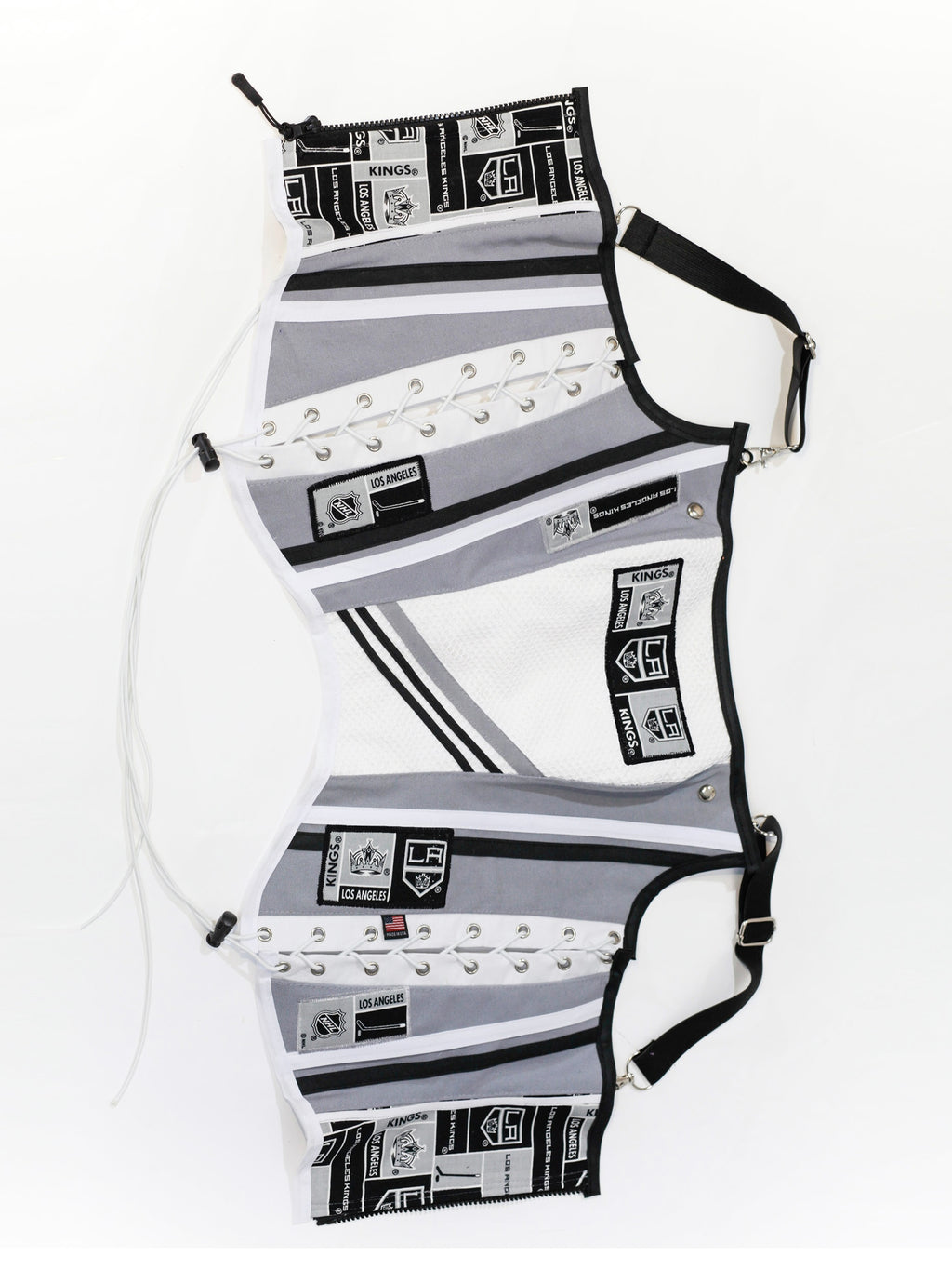 Los Angeles Kings Hockey Team Corset Bustier - Mologoko Couture
