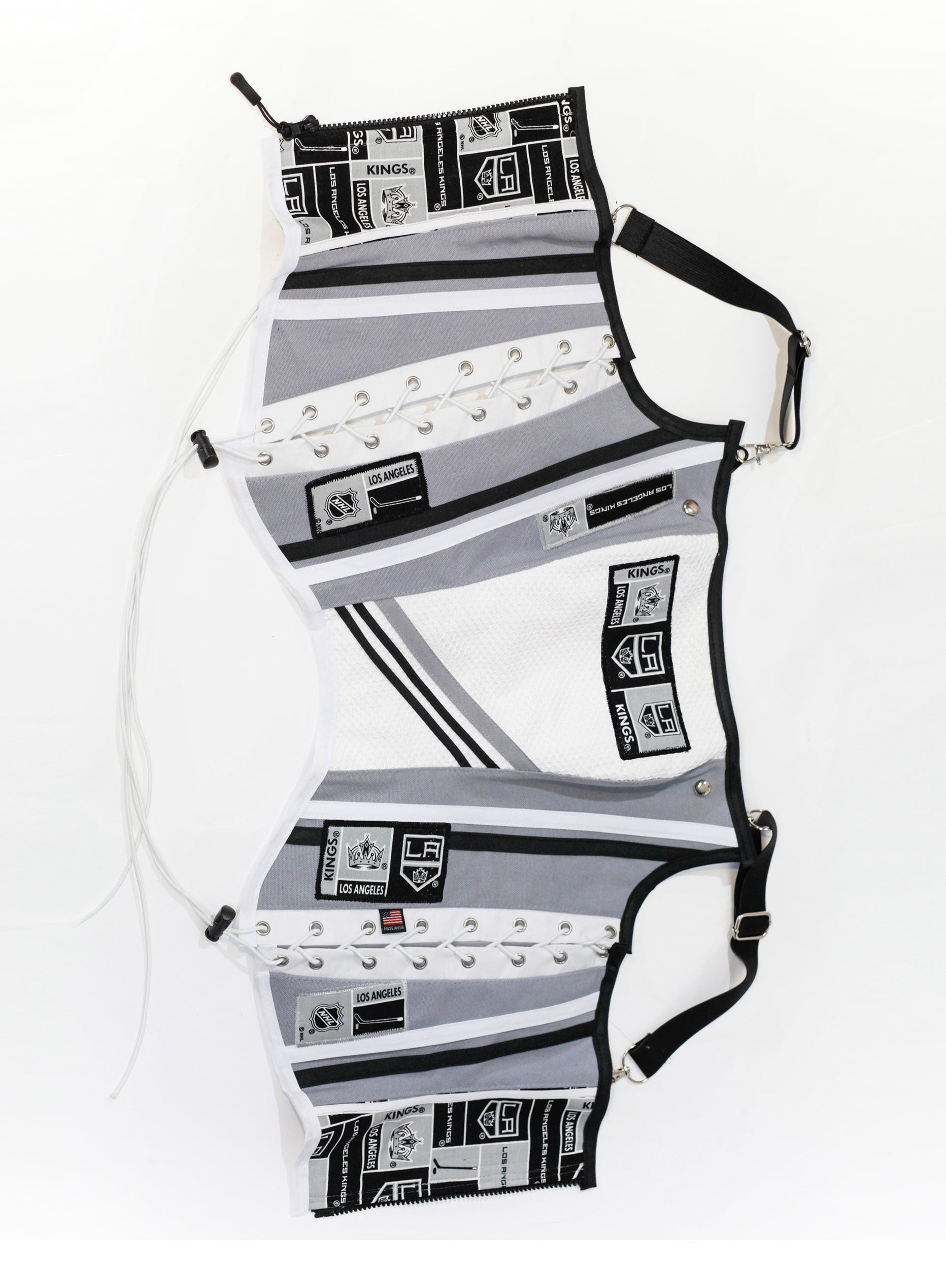 Los Angeles Kings Hockey Team Corset Bustier - Mologoko Couture