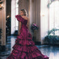 Marigold Sea Of Ruffles Gown - Mologoko Couture