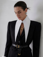 The Baroness 12” Long Detachable Collar