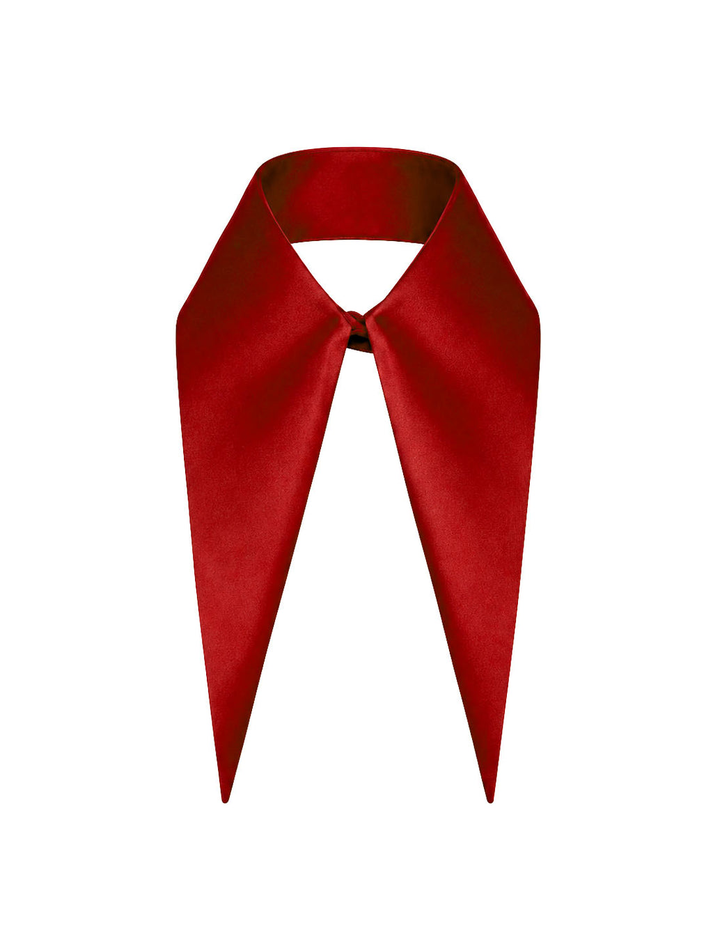 The Baroness 12" Long Satin Detachable Collar