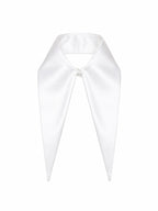 The Baroness 12" Long Satin Detachable Collar