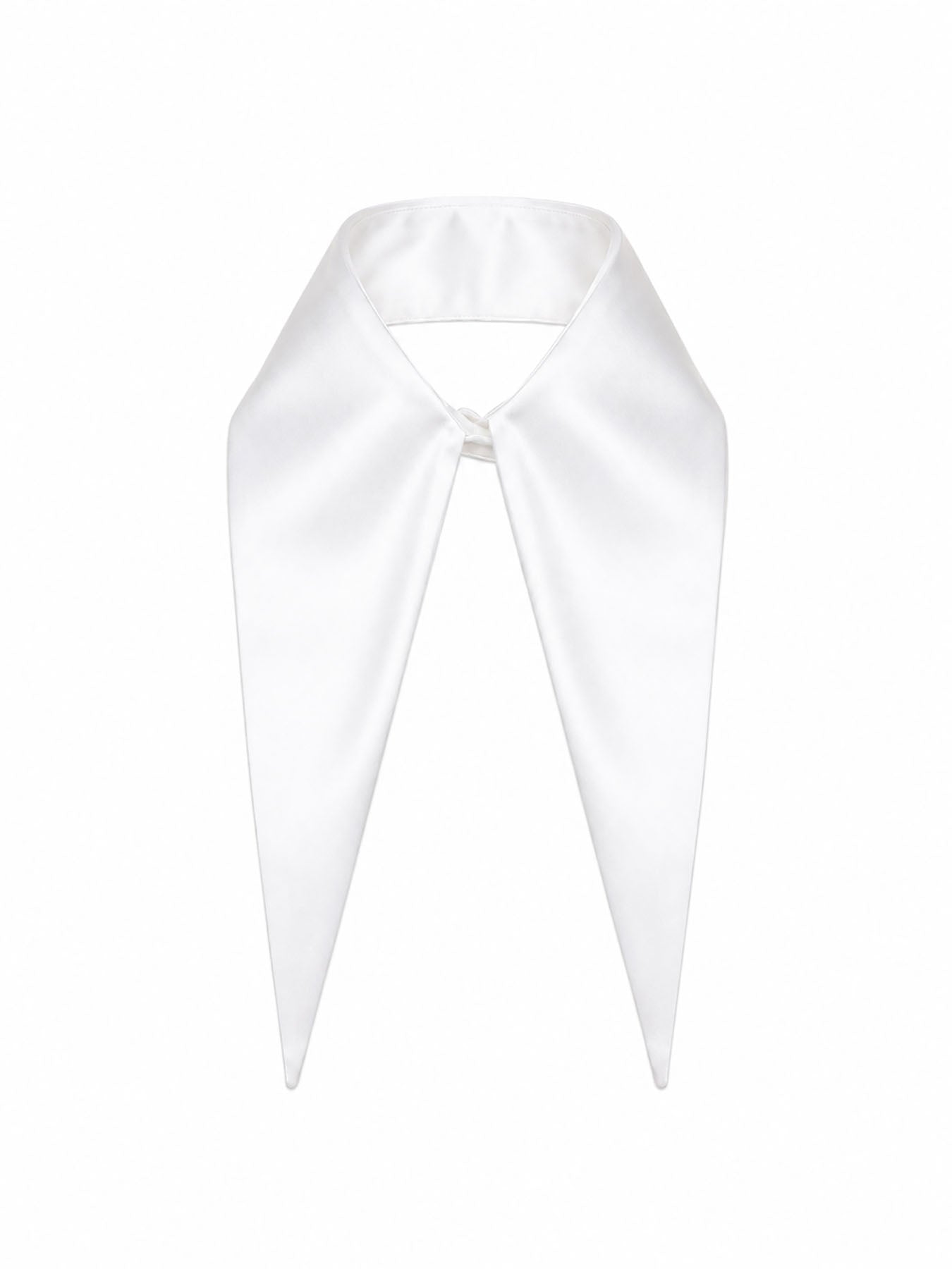 The Baroness 12" Long Satin Detachable Collar