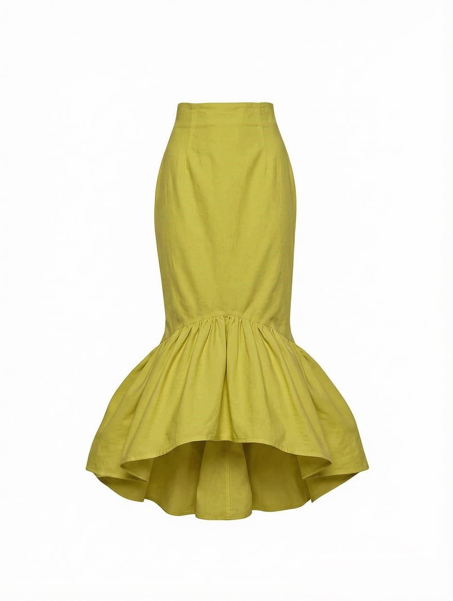 Pam Cotton Tea Length Skirt