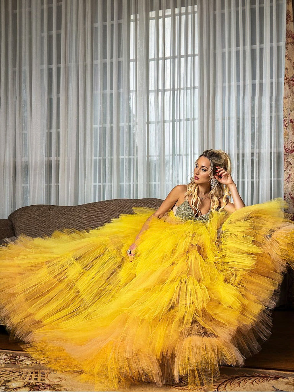 Base Tulle Large Overskirt - Mologoko Couture