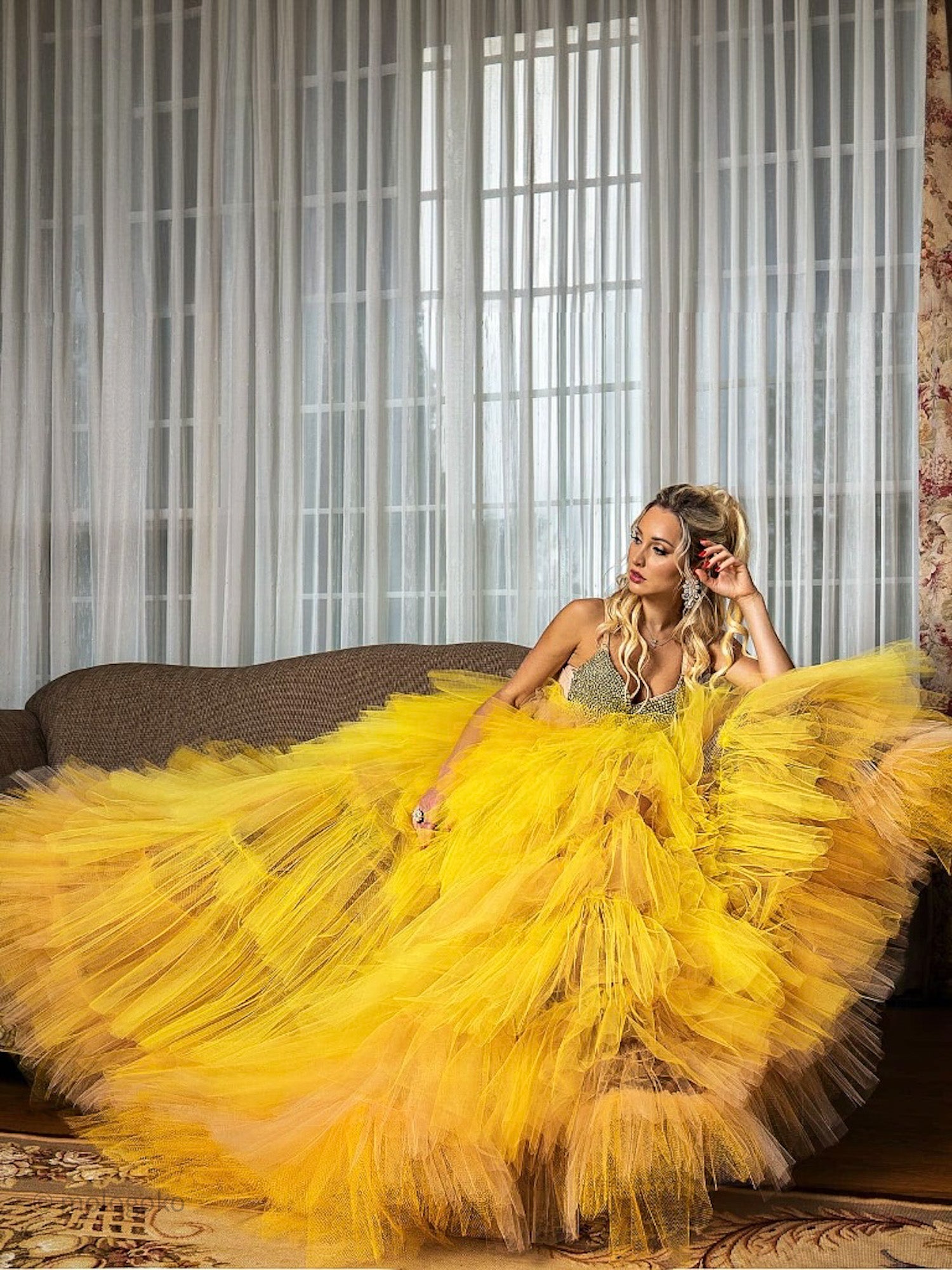 Base Tulle Large Overskirt - Mologoko Couture