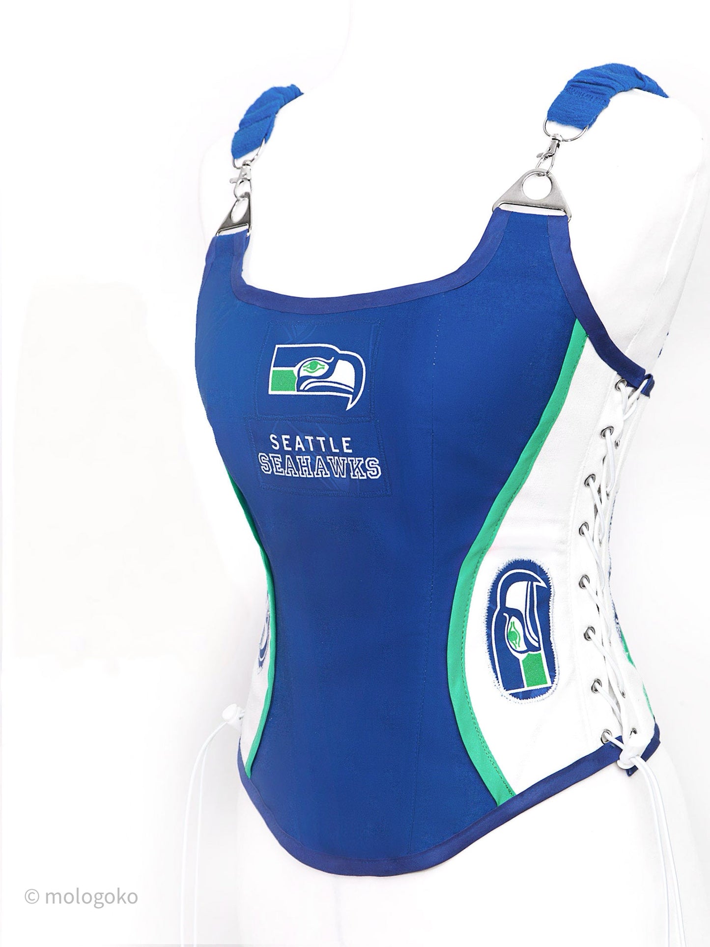 Seattle Seahawks Football Team Corset Bustier Top