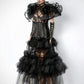 Key chain rings faux leather arm corsets - Mologoko Couture