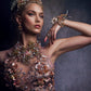 Golden Bridal Couture One-Of-A-Kind Top - Mologoko Couture