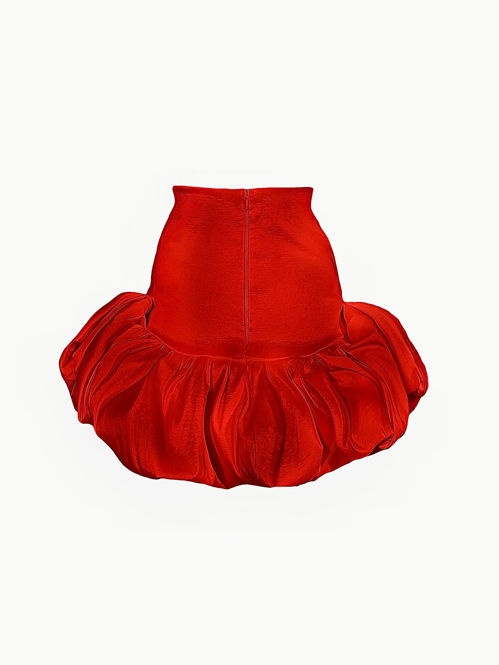 Bubble Mini Taffeta Skirt
