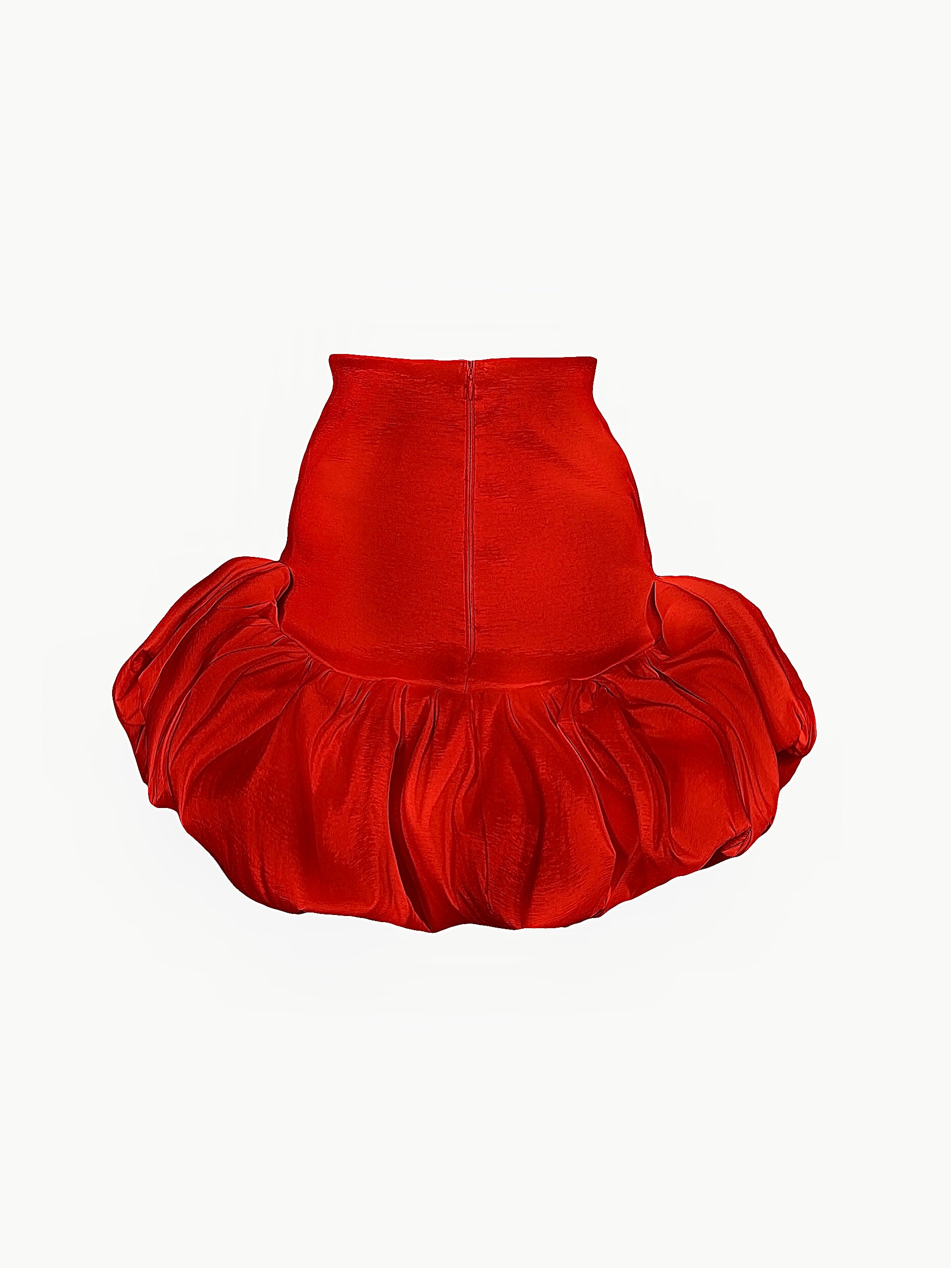 Bubble Mini Taffeta Skirt