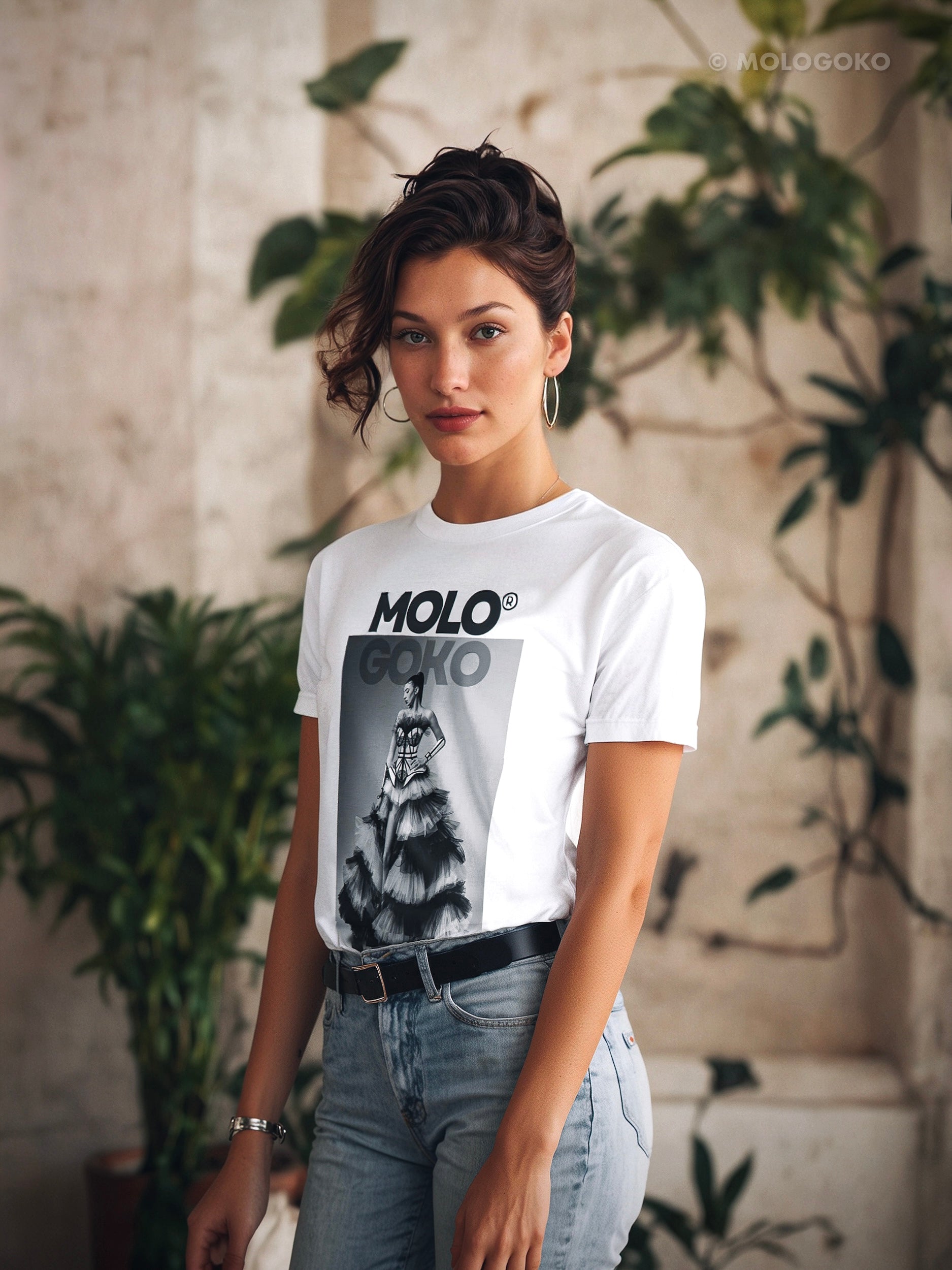 Chapel Window Collection Mologoko Short-Sleeve Unisex T-Shirt - Mologoko Couture