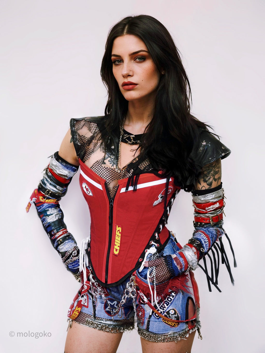 Kansas City CHIEFS Football Team Corset Top - XS