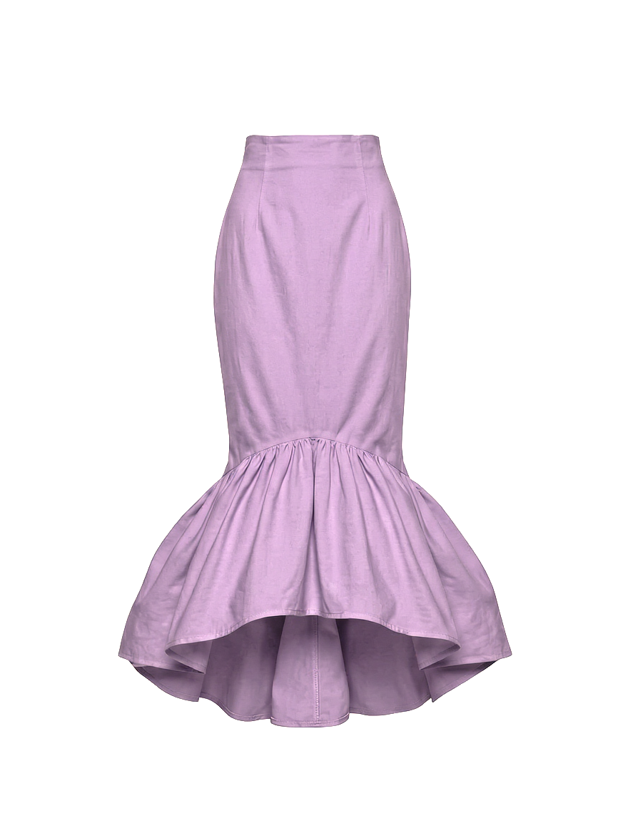 Pam Cotton Tea Length Skirt