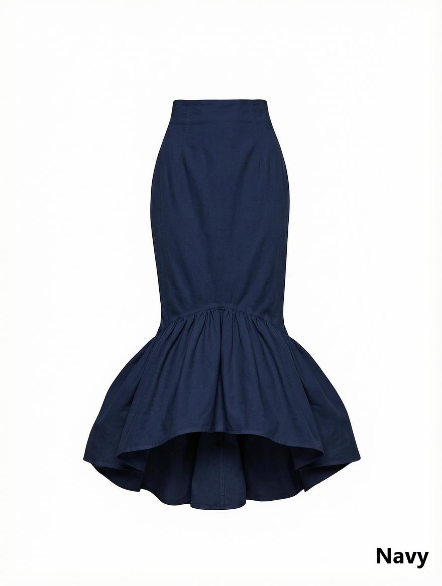 Pam Cotton Tea Length Skirt
