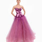 Purple Pink Rose Corset - Mologoko Couture