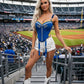 Los Angeles Charges Football Team Corset Top